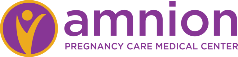Amnion Crisis Pregnancy Center Logo 1 768x187