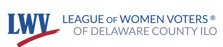 League of Women Voters of Delaware County Logo2 768x164